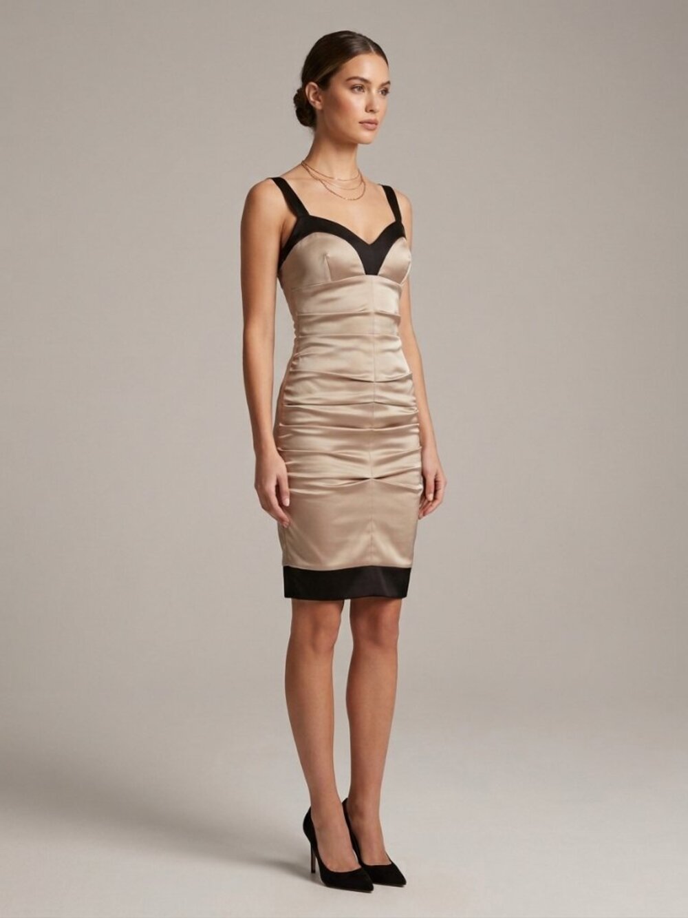 *CACHE Cocktail Party Satin Dress Sz 6